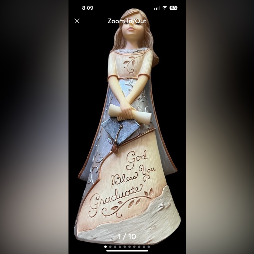 Nib - Elements graduation gift girl figurine